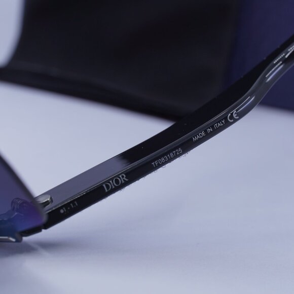 Final Price! Dior DIORXTREM M2U 10A4 Black/Blue Sunglasses - Picture 7 of 9